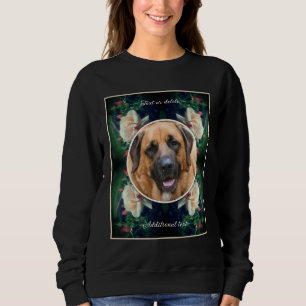 Erstellen Sie Ihre eigene Foto Peach Rose und Bug  Sweatshirt