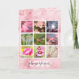 Erstellen Sie Ihre eigene FotoCollage-Liebe Karte