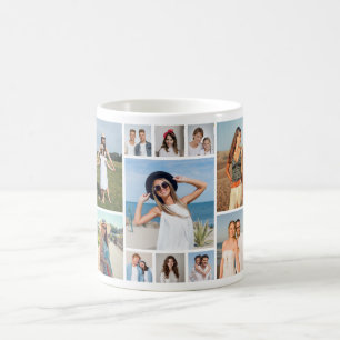 Erstellen Sie Ihre eigene Fotocollage mit 11 Fotos Kaffeetasse