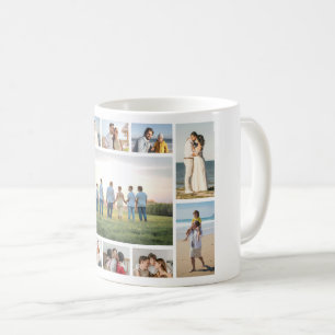 Erstellen Sie Ihre eigene Fotocollage mit 11 Fotos Kaffeetasse