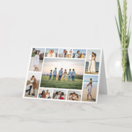 Erstellen Sie Ihre eigene Fotocollage mit 11 Fotos Karte
