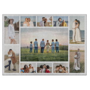 Erstellen Sie Ihre eigene Fotocollage mit 11 Fotos Schneidebrett