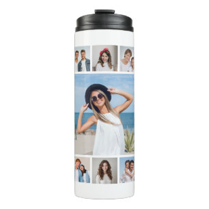 Erstellen Sie Ihre eigene Fotocollage mit 11 Fotos Thermosbecher