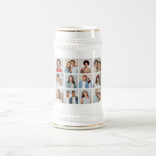 Erstellen Sie Ihre eigene Fotocollage mit 12 Fotos Bierglas