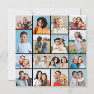 Erstellen Sie Ihre eigene Fotocollage mit 15 Fotos Karte