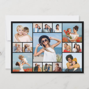 Erstellen Sie Ihre eigene Fotocollage mit 15 Fotos Karte