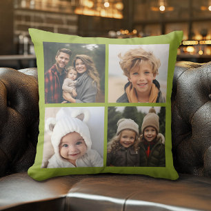 Erstellen Sie Ihre eigene Fotocollage mit 4 Bilder Kissen