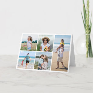 Erstellen Sie Ihre eigene Fotocollage mit 5 Fotos Karte