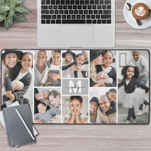 Erstellen Sie Ihre eigene Fotocollage mit 8 Fotos Schreibtischunterlage