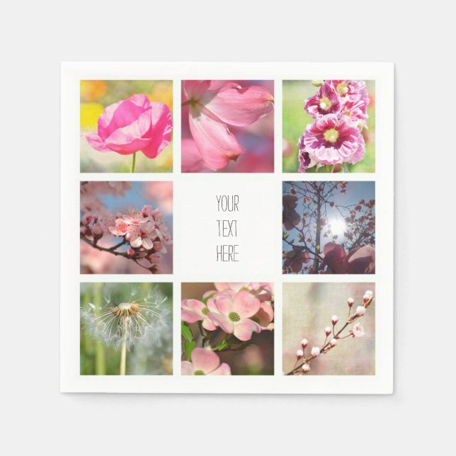 Erstellen Sie Ihre eigene FotoCollage Serviette (Vorderseite)