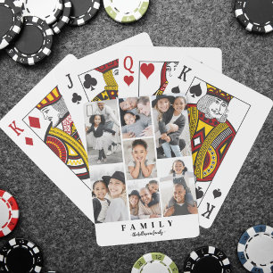 Erstellen Sie Ihre eigene Fotocollage Spielkarten