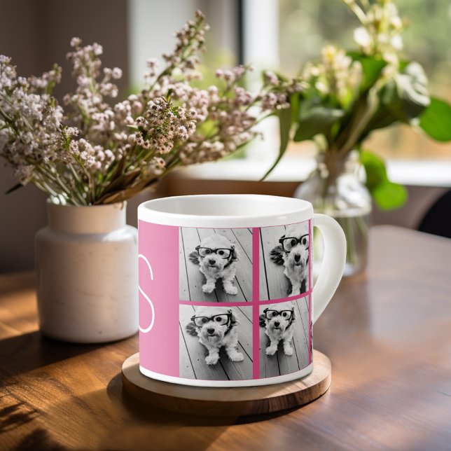 Erstellen Sie Ihre eigene Fotomaterial-Collage für Espressotasse (Personalized espresso mug)