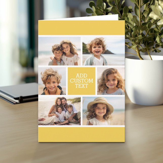 Erstellen Sie Ihre eigene Fotomaterial - Monogramm (Photo Greeting Card)