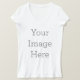 Frauen Bella+Canvas Jersey V-Ausschnitt T-Shirt (Design vorne)