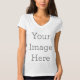 Frauen Bella+Canvas Jersey V-Ausschnitt T-Shirt (Vorderseite)