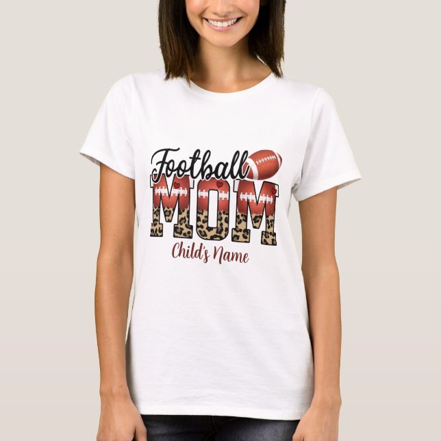 Erstellen Sie Ihre eigene Fußball-Mama T-Shirt (Vorderseite)