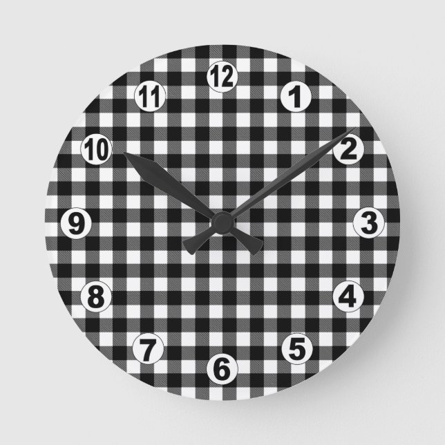 Erstellen Sie Ihre eigene geprüfte Wall-Uhr, indiv Runde Wanduhr (Vorderseite)