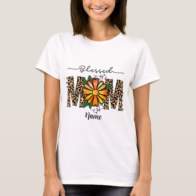 Erstellen Sie Ihre eigene gesegnete Mama T-Shirt (Vorderseite)