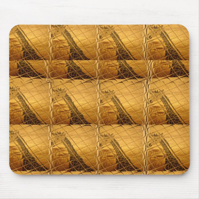 Erstellen Sie Ihre eigene Giraffenausdruck. Mousepad (Vorne)