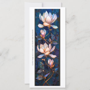 Erstellen Sie Ihre eigene Glas-Magnolien-Lesezeich