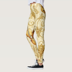 Erstellen Sie Ihre eigene goldene Instrumenten-Col Leggings