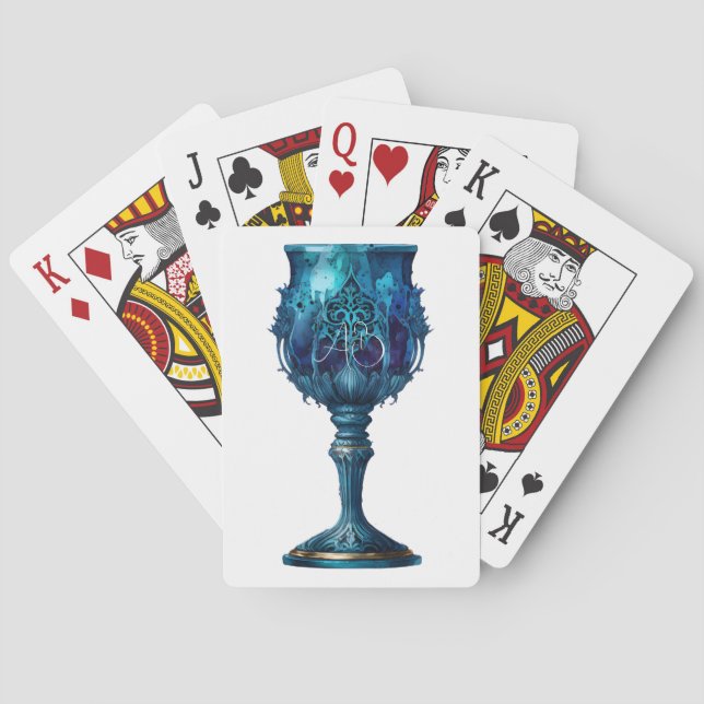 Erstellen Sie Ihre eigene gotische Blausteinkhaler Spielkarten (Rückseite)