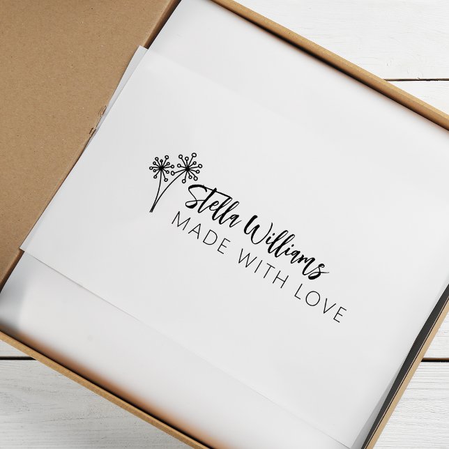 Erstellen Sie Ihre eigene Handarbeit mit Liebe Gummistempel (Create Your Own Handmade With Love Rubber Stamp)