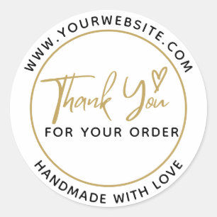 Erstellen Sie Ihre eigene Handarbeit mit Liebe Vie Runder Aufkleber