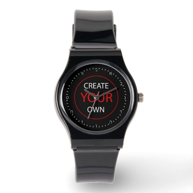 Erstellen Sie Ihre eigene hebräische Uhr, Personal Armbanduhr (Vorderseite)