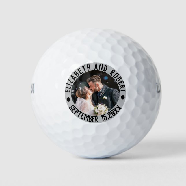 Erstellen Sie Ihre eigene Hochzeitsstiftung Foto G Golfball (Vorderseite)
