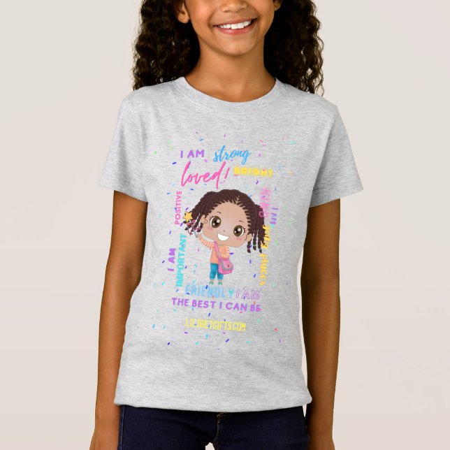 Erstellen Sie Ihre eigene Ich bin - positive Girl  T-Shirt (Vorderseite)