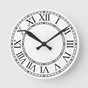 Erstellen Sie Ihre eigene, individuell angepasste  Runde Wanduhr
