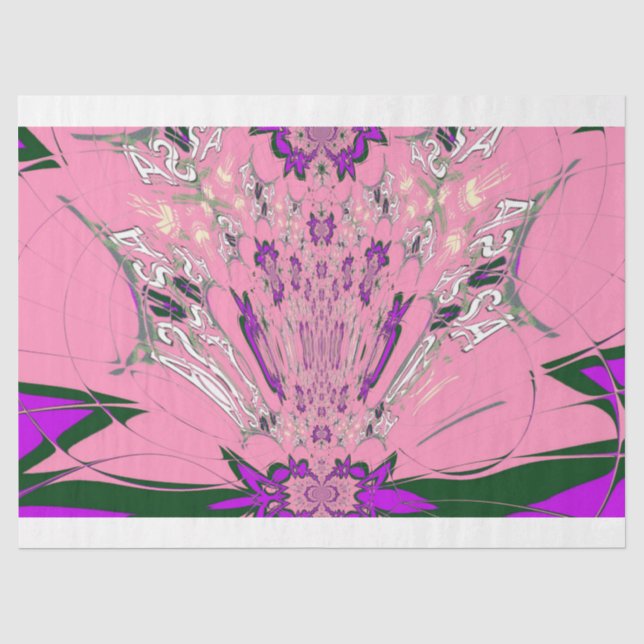 Erstellen Sie Ihre eigene individuelle Beauty Pink Seidenpapier (Vorderseite)