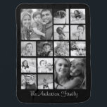 Erstellen Sie Ihre eigene individuelle FotoCollage Babydecke<br><div class="desc">Erstellen Sie Ihre eigene personalisierte Babydecke mit 14 Foto Collage mit Ihren individuellen Bildern und Namen. Fügen Sie Ihre Lieblings-Fotos, Designs oder Kunstwerke, um etwas wirklich Einzigartiges zu schaffen. Um diese Designvorlage zu bearbeiten, klicken Sie auf 'Ändern' und laden Sie Ihr eigenes Bild wie oben gezeigt hoch. Klicken Sie auf...</div>
