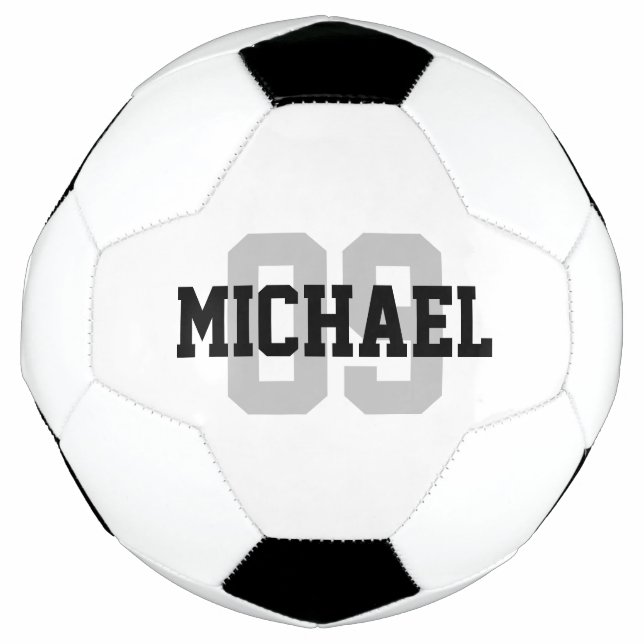 Erstellen Sie Ihre eigene Individuelle Name-Nummer Fußball (Vorderseite)