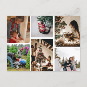 Erstellen Sie Ihre eigene individuelle Weihnachtsk Feiertagspostkarte