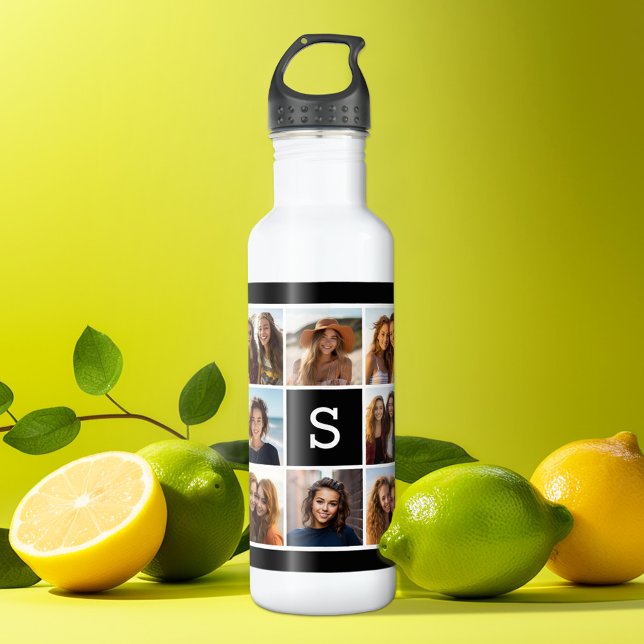 Erstellen Sie Ihre eigene Instagramm-Collage benut Edelstahlflasche (Personalized photo water bottle)