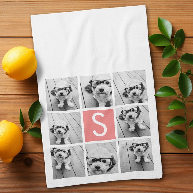 Erstellen Sie Ihre eigene Instagramm-Collage benut Geschirrtuch (Custom kitchen towel)