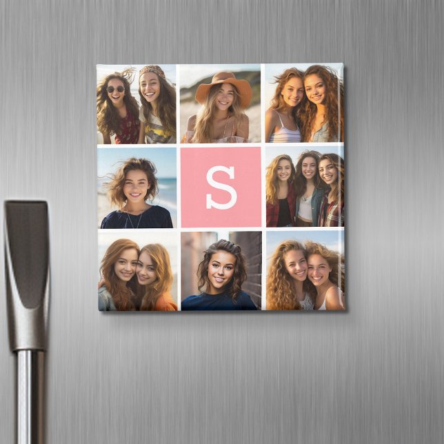 Erstellen Sie Ihre eigene Instagramm-Collage benut Magnet (Personalized fridge magnet with photos and custom text)