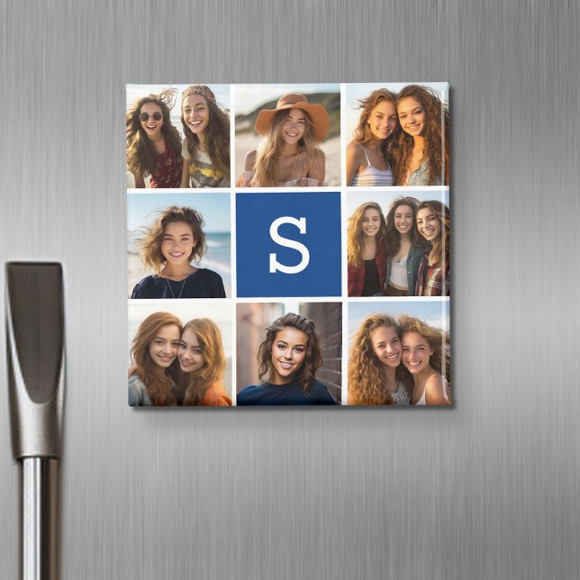 Erstellen Sie Ihre eigene Instagramm-Collage benut Magnet (Personalized fridge magnet with photos and custom text)