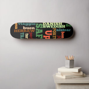 Erstellen Sie Ihre eigene internationale Best Wish Skateboard