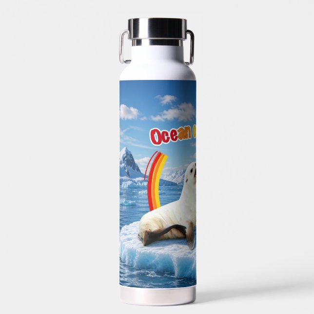 Erstellen Sie Ihre eigene isolierte Flasche mit an (Vorne)