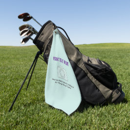 Erstellen Sie Ihre eigene Jade Pasta im Mondlicht Golfhandtuch