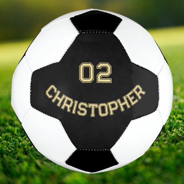 Erstellen Sie Ihre eigene Jersey-Nummer für den be Fußball (Create Your Own Custom Player Name Jersey Number Soccer Ball)