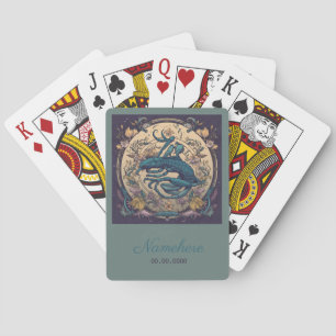 Erstellen Sie Ihre eigene Jugendstil-Skorpio Zodia Spielkarten