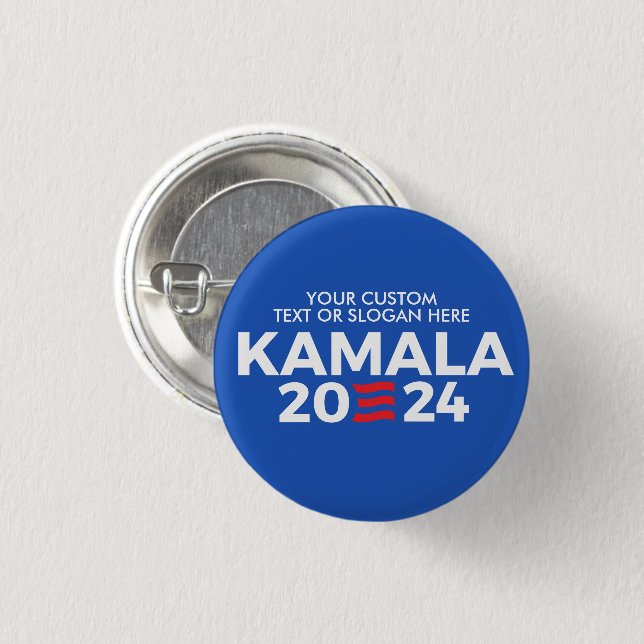 Erstellen Sie Ihre eigene Kamala Harris 2024 Button (Vorne & Hinten)