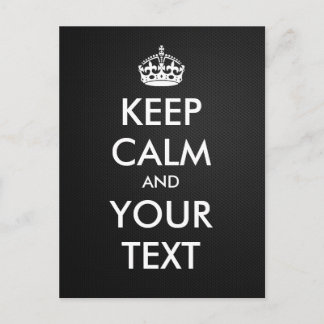 Erstellen Sie Ihre eigene "Keep Calm and Carry On" Postkarte