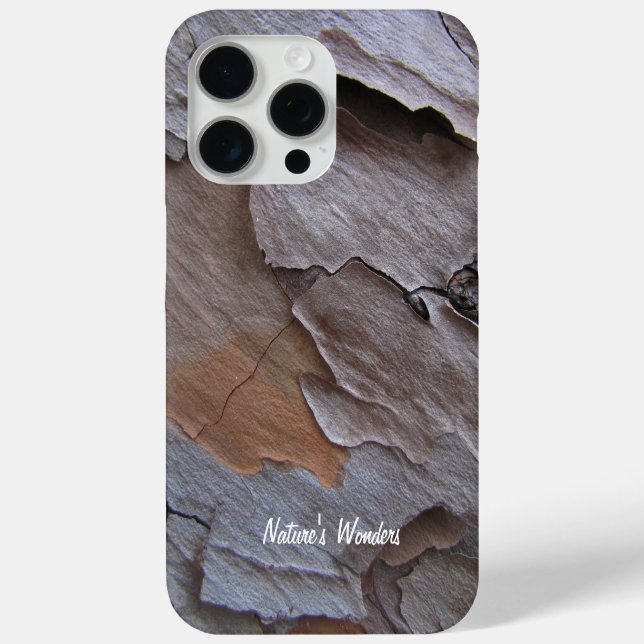 Erstellen Sie Ihre eigene Kiefernrinde Case-Mate iPhone Hülle (Rückseite)