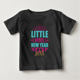 Erstellen Sie Ihre eigene kleine Miss Neujahr Baby T-shirt
