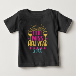 Erstellen Sie Ihre eigene kleine Miss Neujahr Baby T-shirt